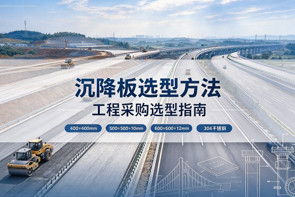 休宁沉降板选择方法