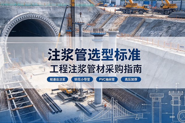 休宁注浆管选型标准