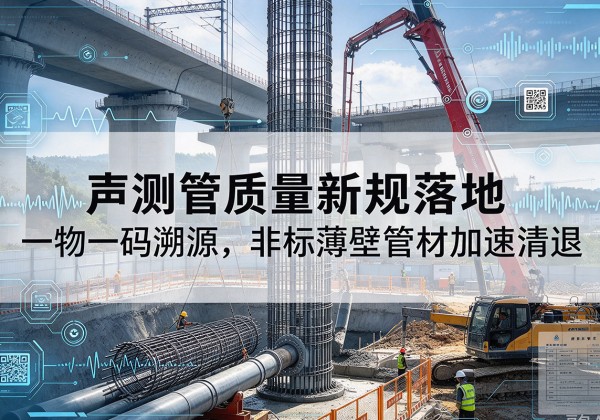 休宁声测管质量新规落地，一物一码溯源，非标薄壁管材加速清退