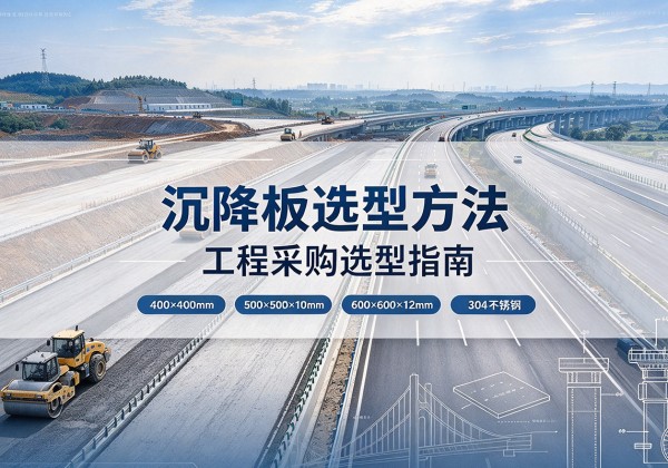 休宁沉降板选择方法