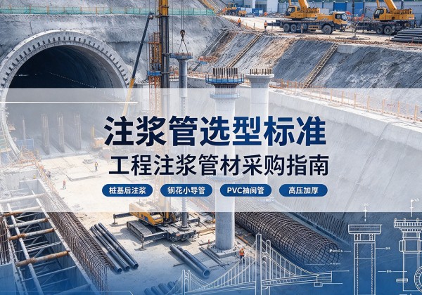 休宁注浆管选型标准